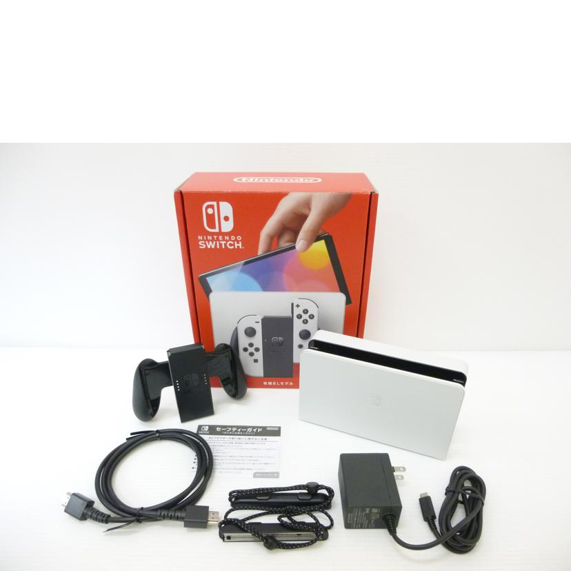 nintendo 任天堂/有機ELモデルスイッチ本体ホワイト/HEG-S-KAAAA//XTJ10276284943/ABランク/88