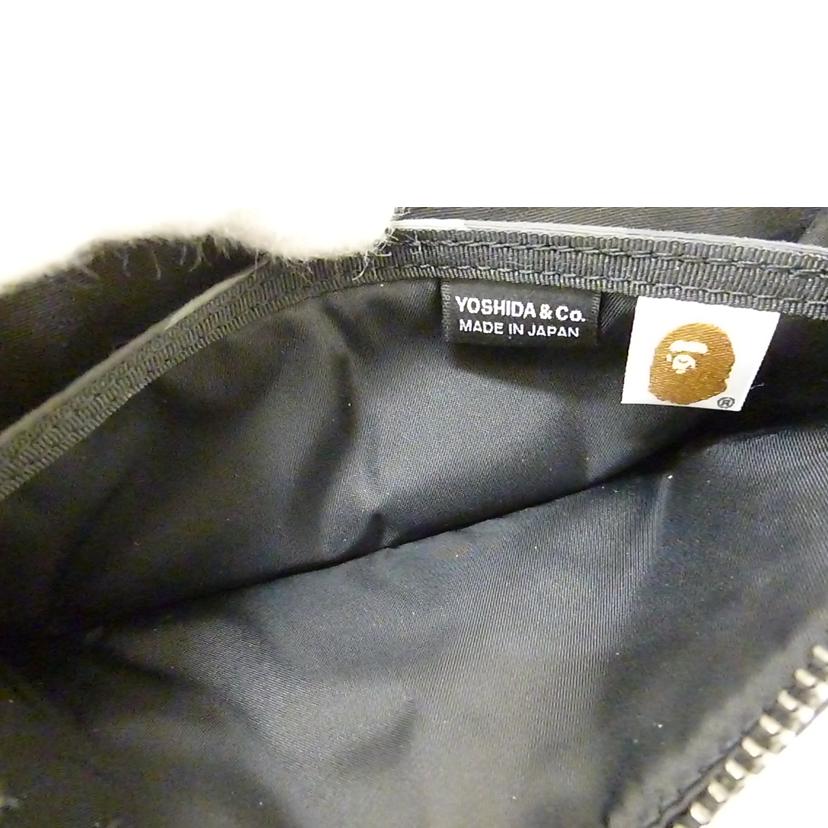 A BATHING APE×PORTER/カモフラ柄ロングウォレット//ABランク/88