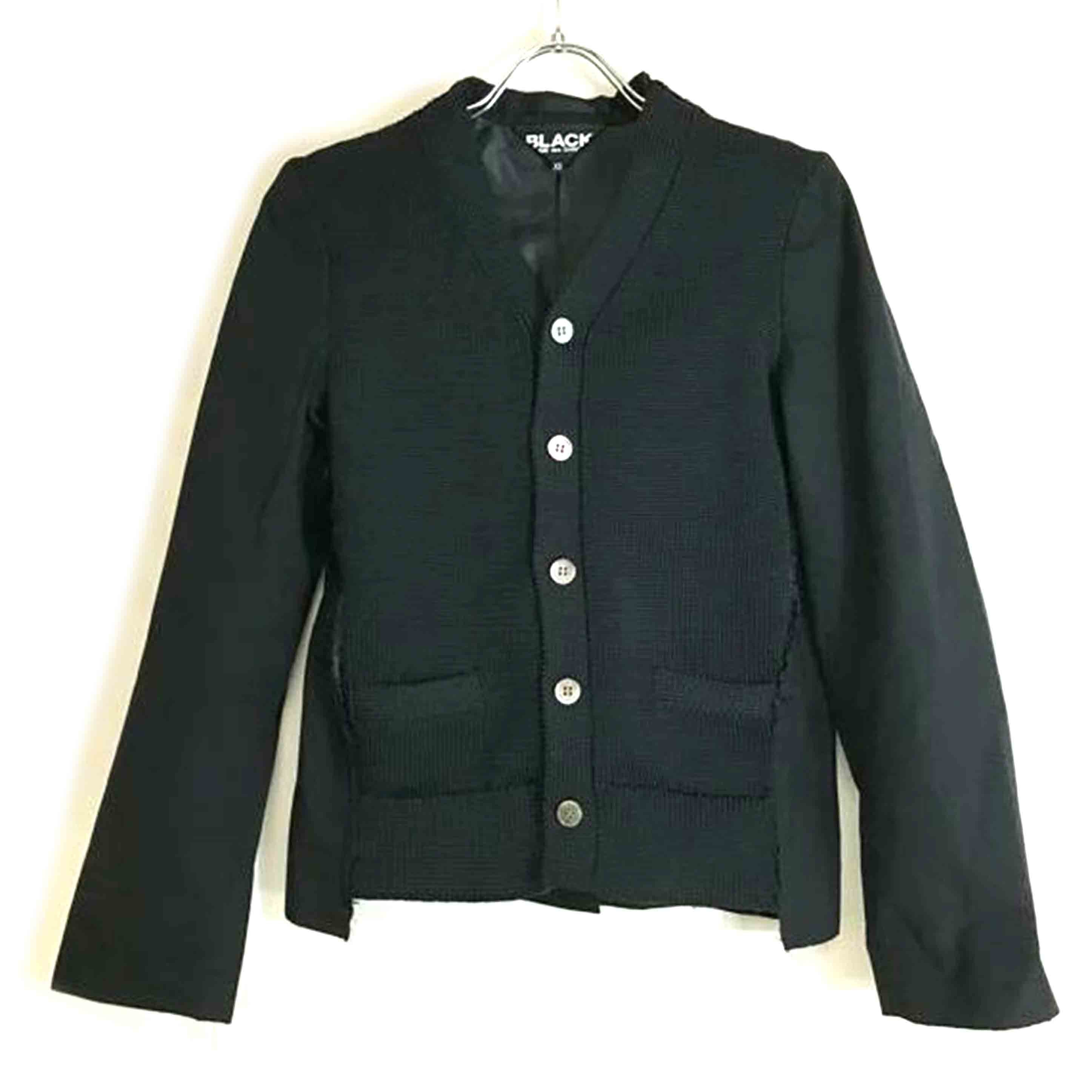 BLACK COMME des GARCONS ブラックコムデギャルソン/カーディガン風ジャケット/1E-J015//AD2019/ABランク/51