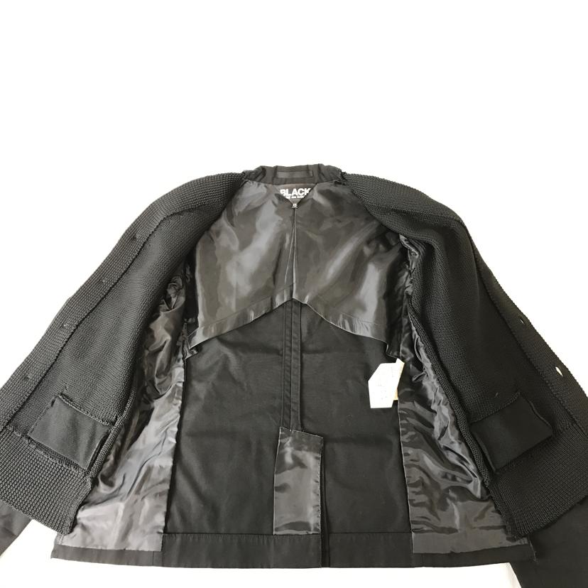 BLACK COMME des GARCONS ブラックコムデギャルソン/カーディガン風ジャケット/1E-J015//AD2019/ABランク/51