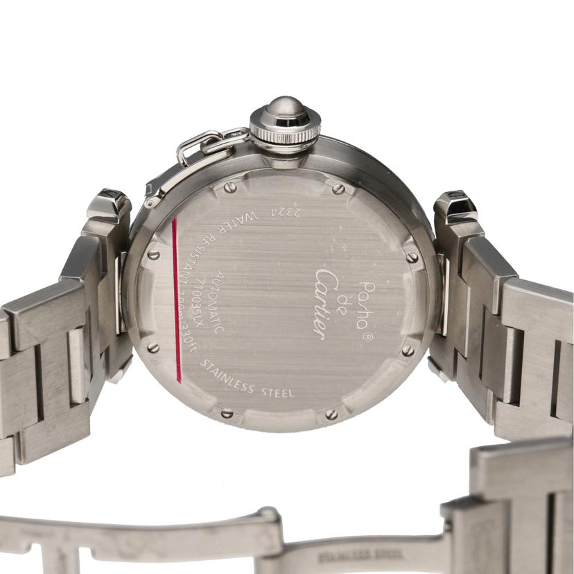 Cartier カルティエ/パシャC/白文字盤/W31074M7/2324//710*****/Aランク/75