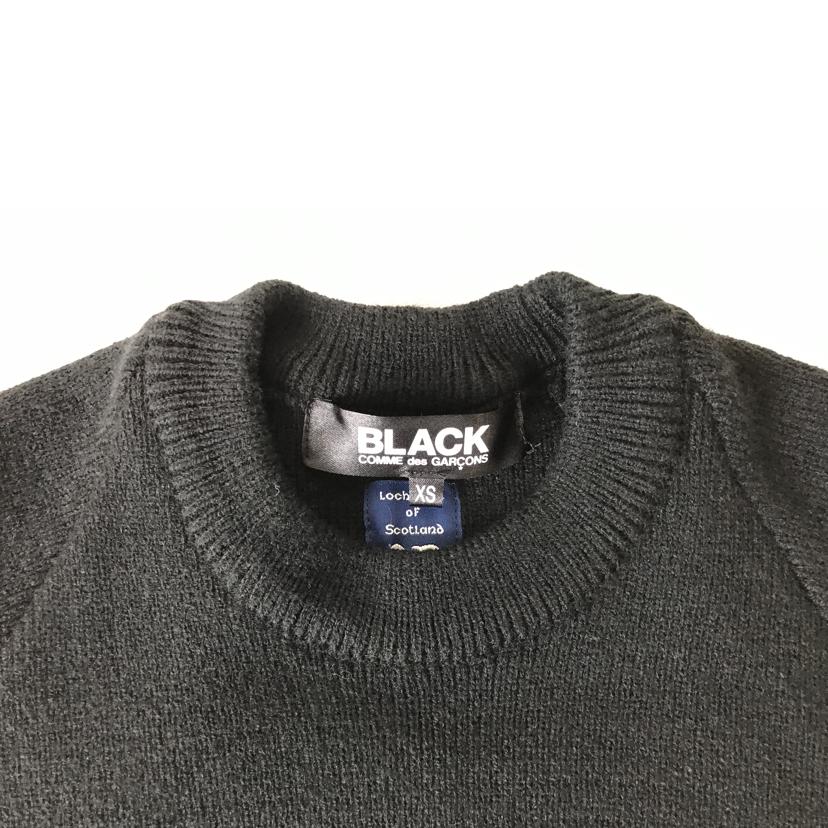 BLACK COMME des GARCONS ブラックコムデギャルソン/サイドスリットロングニット/1D-N003//AD2019/ABランク/51