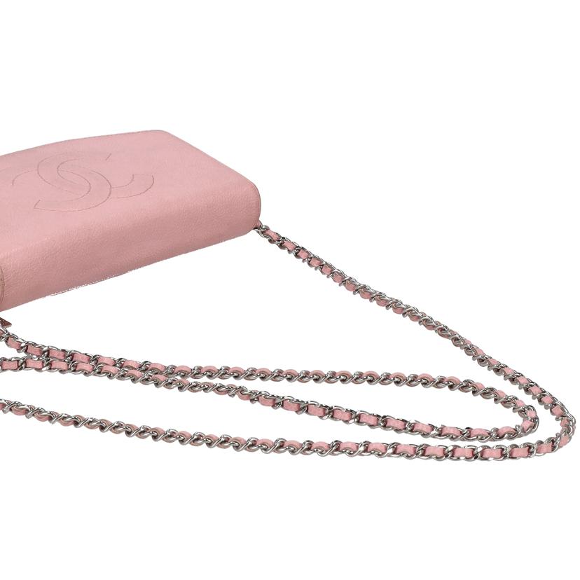 CHANEL シャネル/ココマーク/キャビアスキンチェーンウォレット/ピンク/A13509//920****/Bランク/18