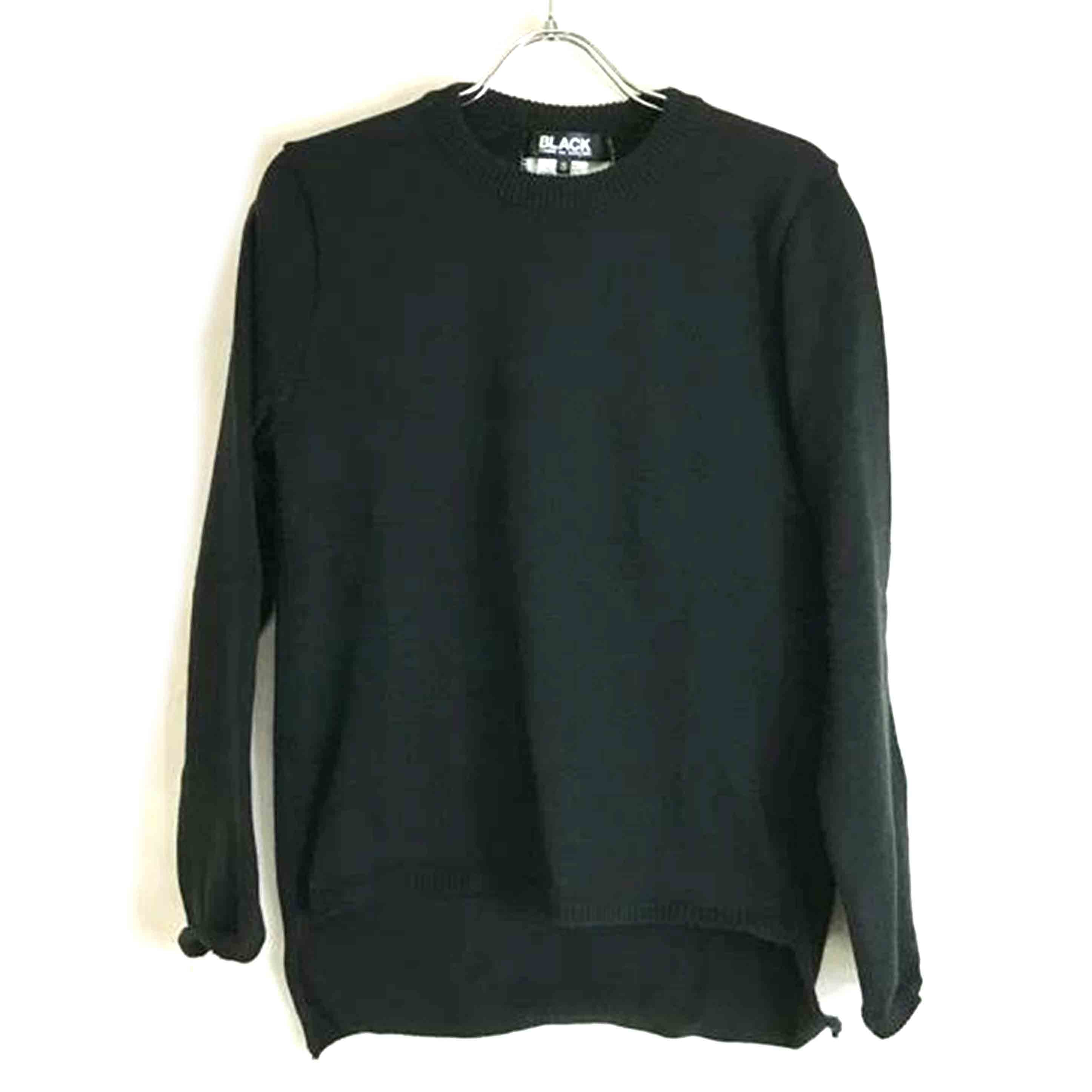 BLACK COMME des GARCONS ブラックコムデギャルソン/バックラインアクリルニットセーター/1J-N003//AD2022/Bランク/51