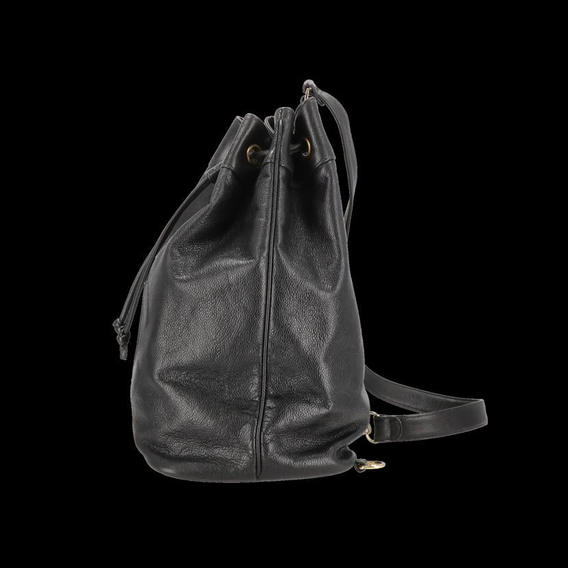 CHANEL シャネル/キャビアスキンドローストリングショルダー//183****/ABランク/75