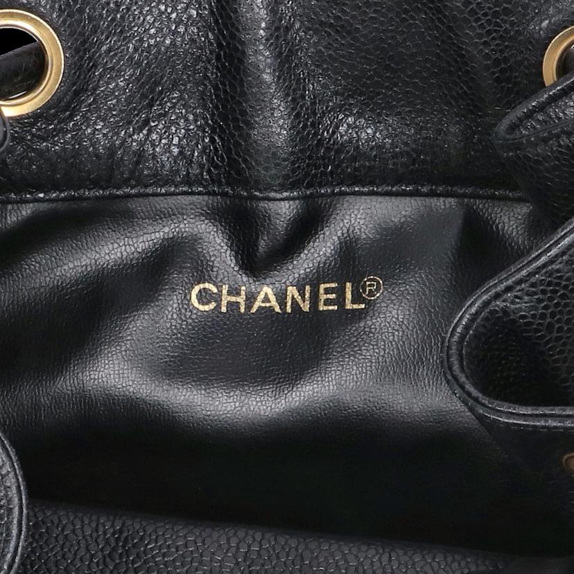 CHANEL シャネル/キャビアスキンドローストリングショルダー//183****/ABランク/75