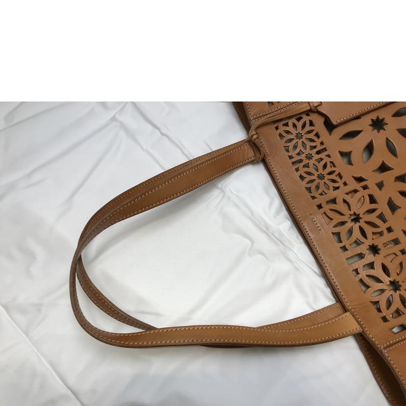 genten ゲンテン/型抜きレザートート//Bランク/51