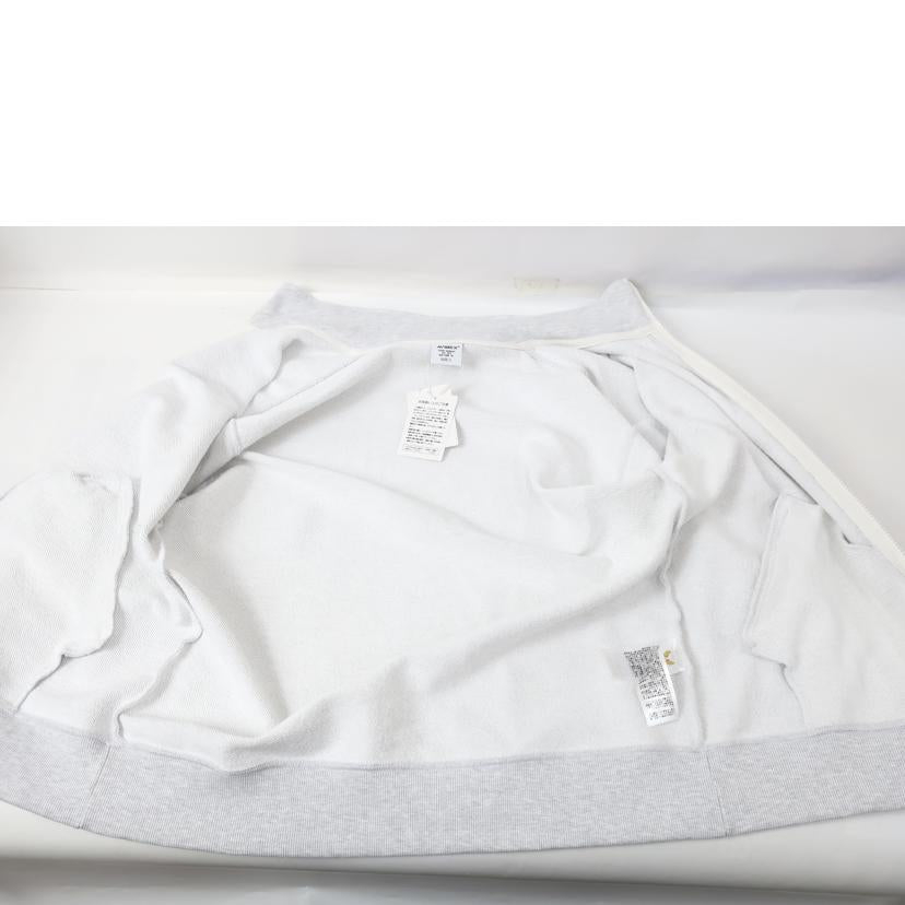 AVIREX アヴィレックス/ステンシルスタンドジップ ハットインザリングジャケット Lサイズ ライトグレー/783-4230026//SAランク/65