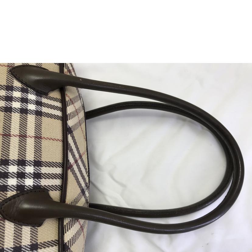 BURBERRY バーバリー/ノバチェックハンドバック//Bランク/51