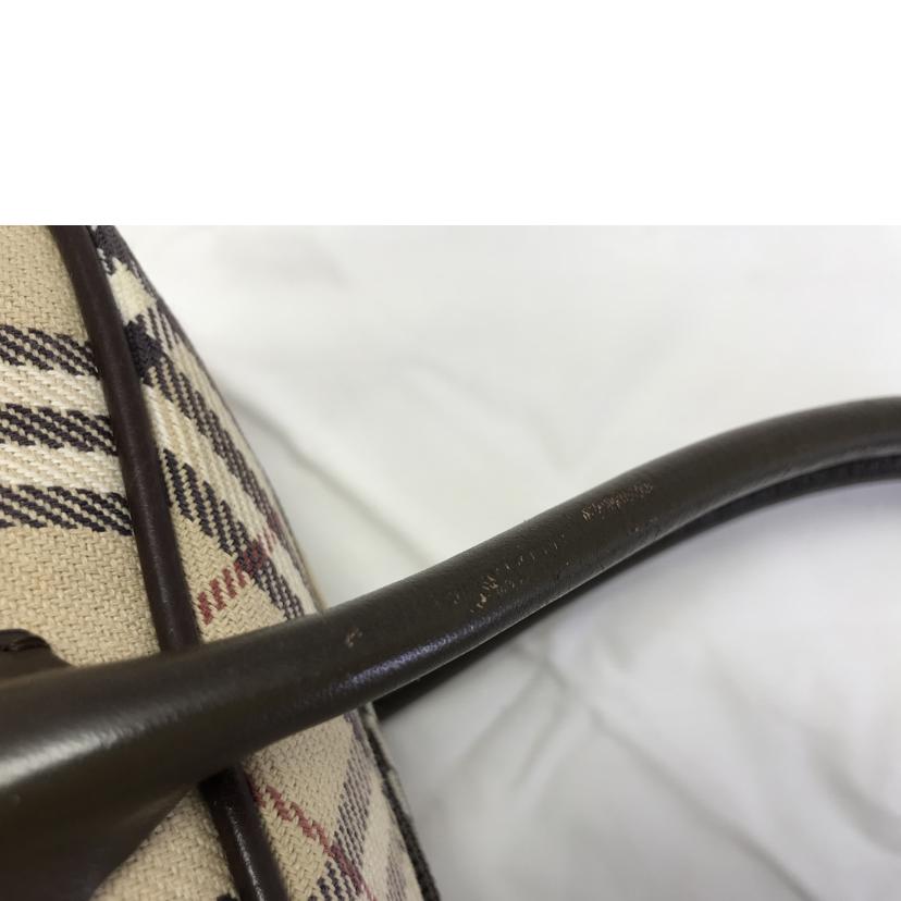 BURBERRY バーバリー/ノバチェックハンドバック//Bランク/51