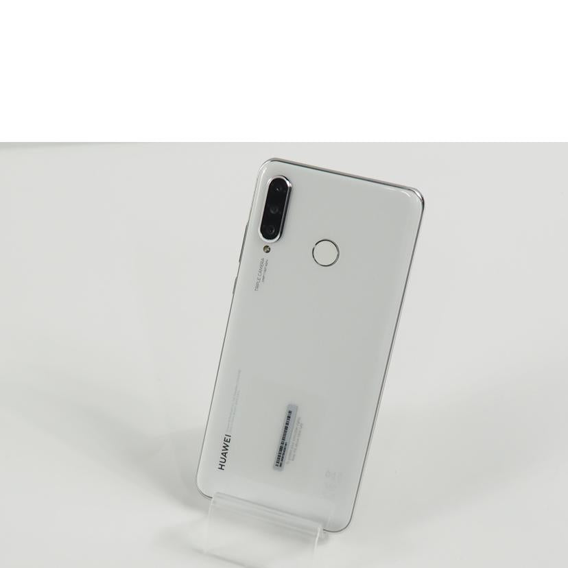 HUAWEI(Ymobile ファーウェイ(ソフトバンク/P30LITE ホワイト/MAR-LX2J//865875042267491/Aランク/79