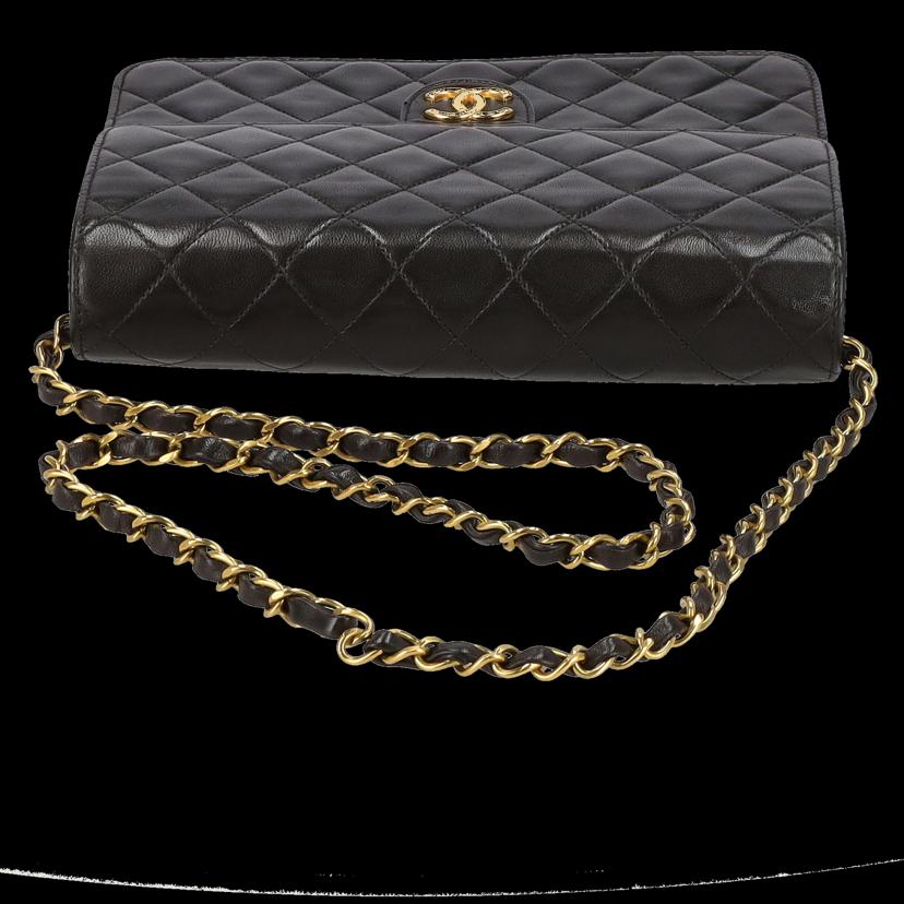 CHANEL シャネル/マトラッセラムスキンプッシュロックチェーンショルダー//334****/Aランク/75