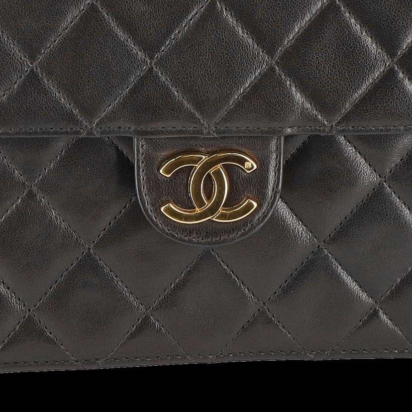 CHANEL シャネル/マトラッセラムスキンプッシュロックチェーンショルダー//334****/Aランク/75