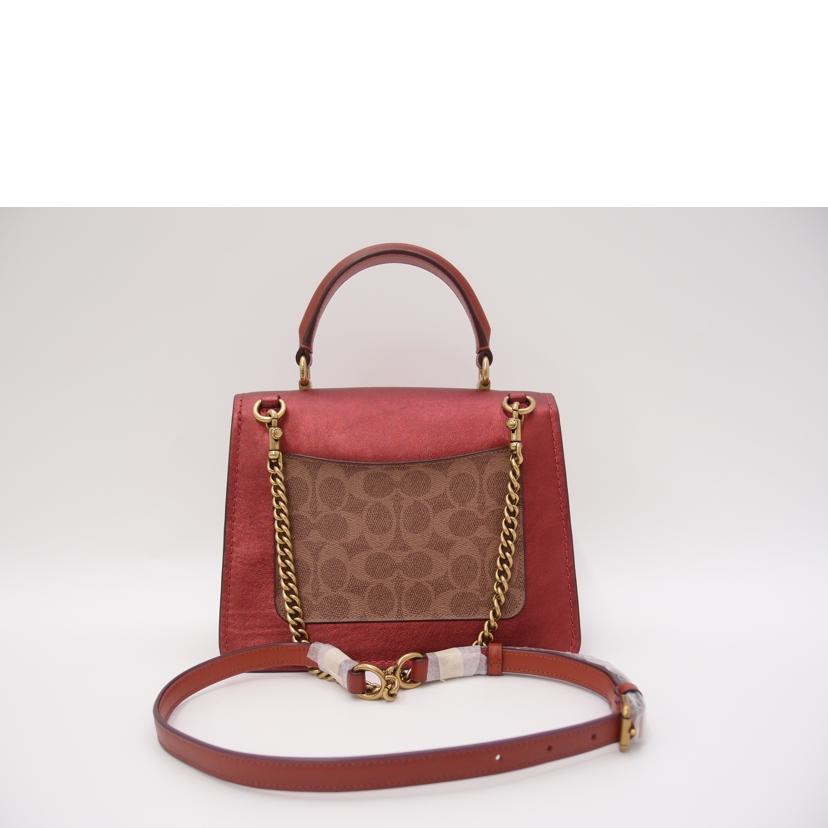 COACH コーチ/シグネチャー2wayショルダー/レッド/88075//J19**/SAランク/69