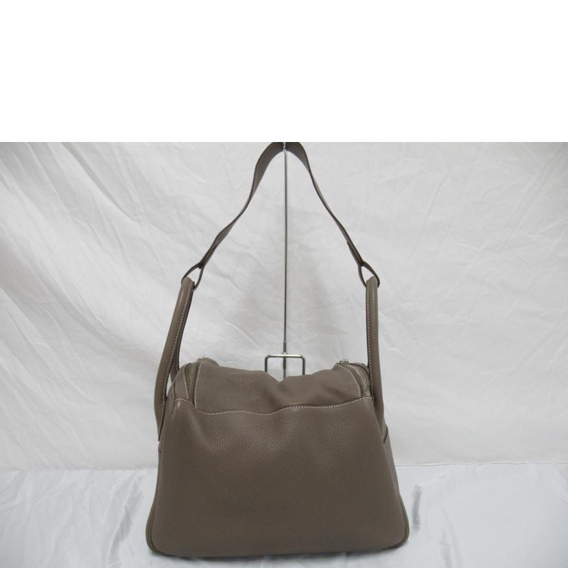 HERMES/リンディ30/トリヨンクレマンス//□L刻*/Aランク/63
