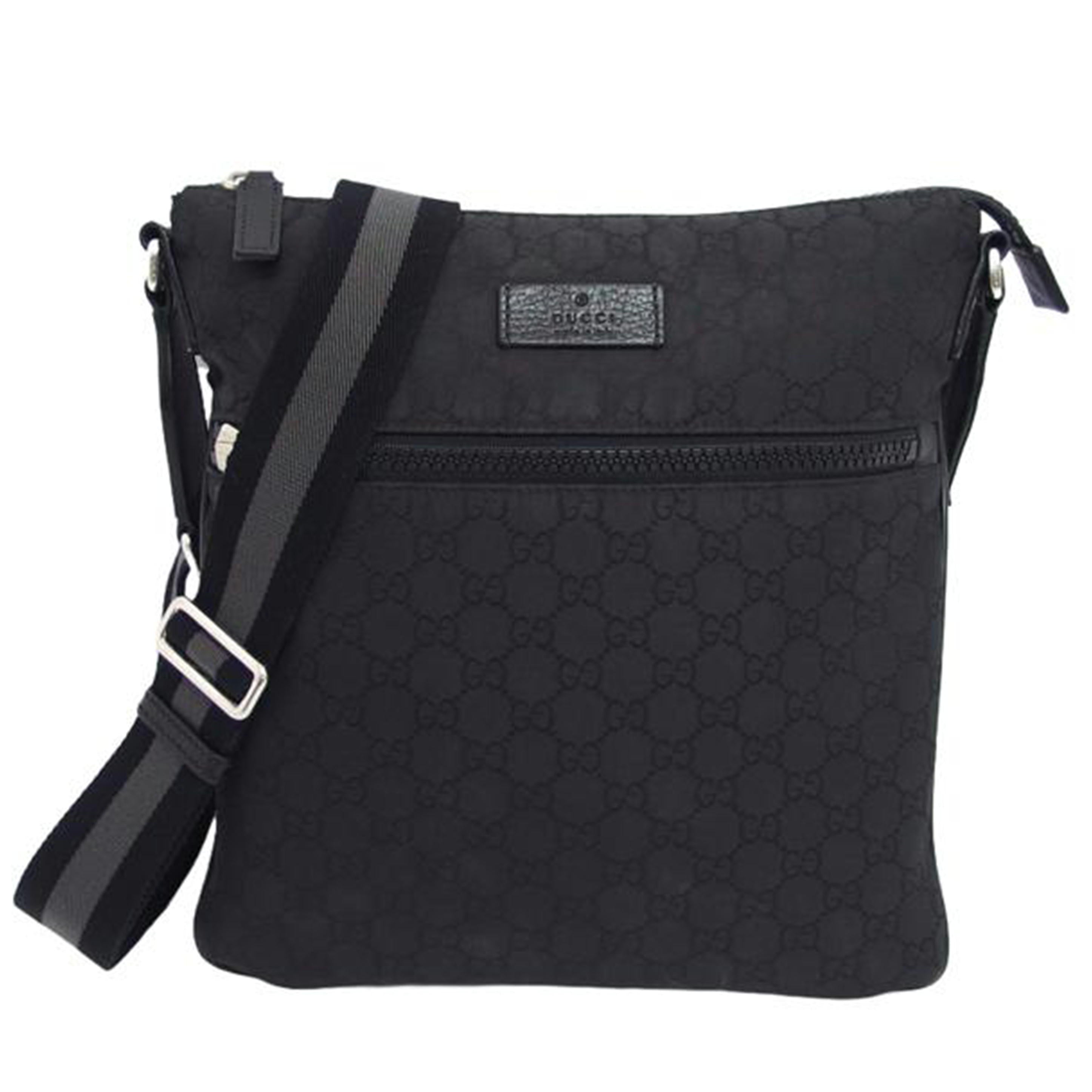 GUCCI グッチ/GGナイロンショルダーバッグ/ブラック/509639//493***/Bランク/04