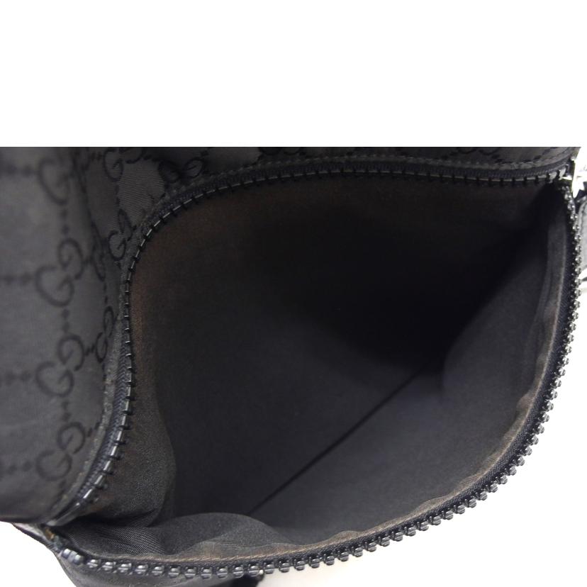 GUCCI グッチ/GGナイロンショルダーバッグ/ブラック/509639//493***/Bランク/04