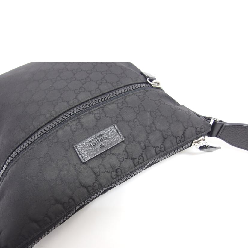GUCCI グッチ/GGナイロンショルダーバッグ/ブラック/509639//493***/Bランク/04