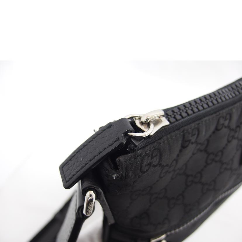 GUCCI グッチ/GGナイロンショルダーバッグ/ブラック/509639//493***/Bランク/04