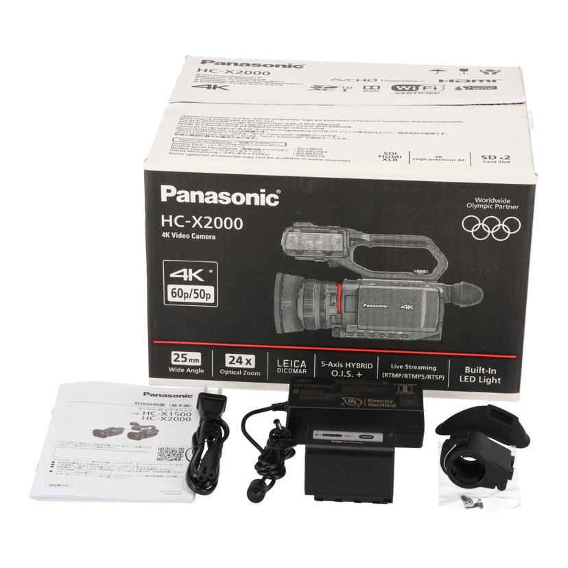 Panasonic パナソニック /ビデオカメラ/HC-X2000/HC-X2000//DJFB001006/Aランク/70