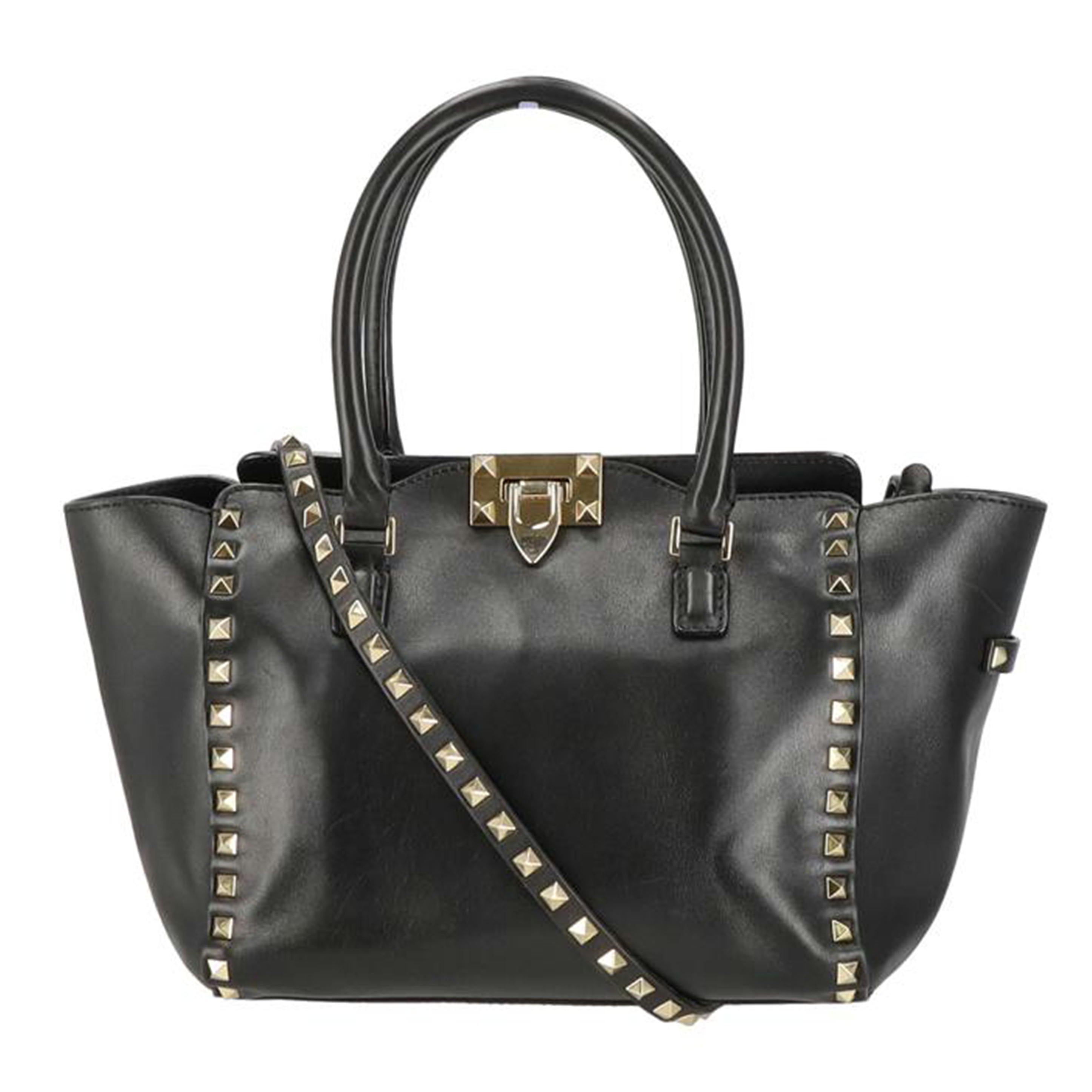 VALENTINO GARAVANI ヴァレンティノ/VALENTINO ロックスタッズ2wayハンドバック//BGH*******/ABランク/93