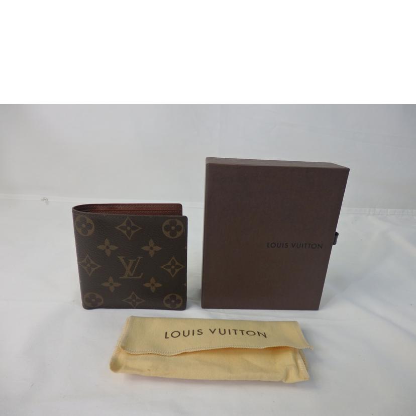 LV ルイヴィトン/ポルトフォイユ・マルコ/モノグラム/M61675//CA5***/Aランク/84