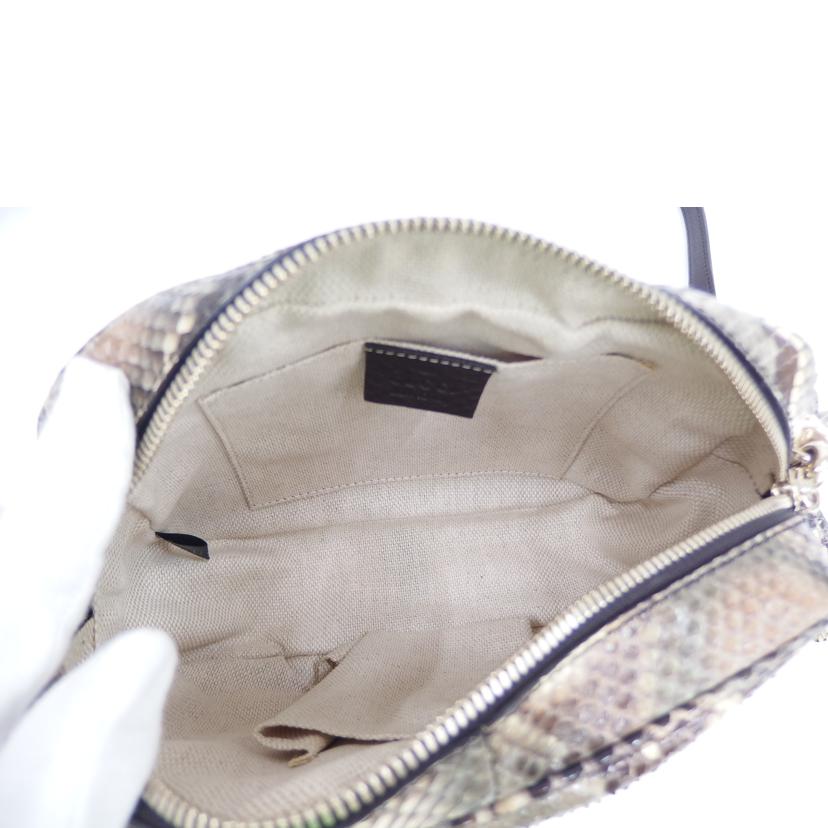 GUCCI グッチ/フリンジショルダー/ パイソン/308364//498***/ABランク/82