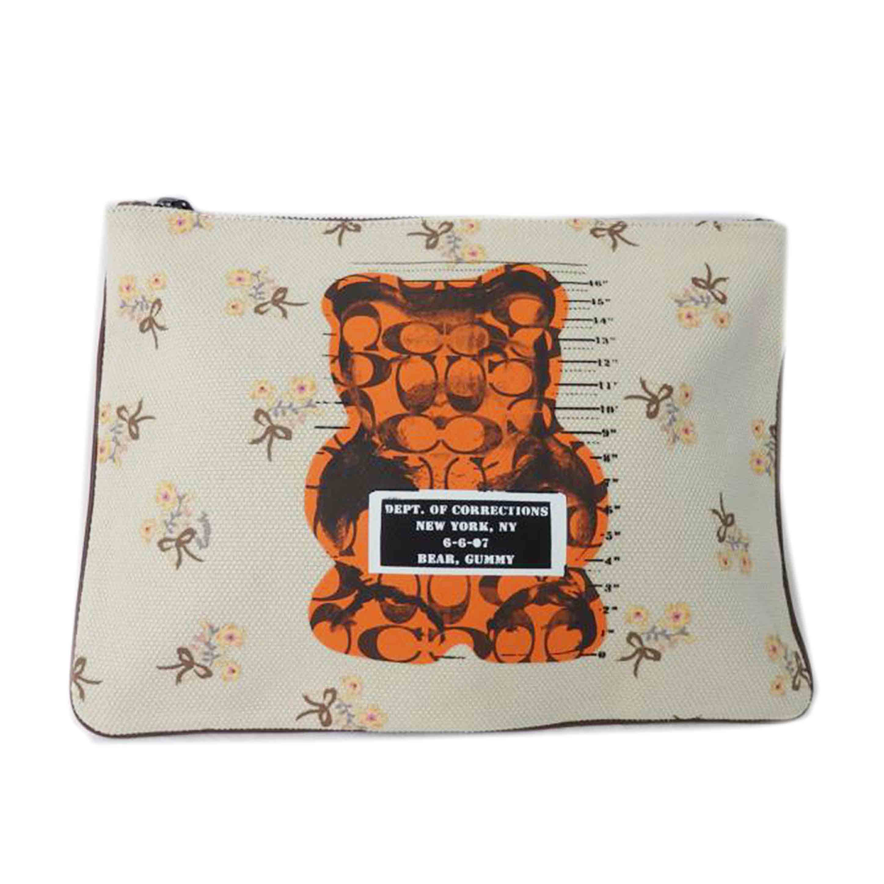 COACH コーチ/ガミー/ベアプリント/セカンドバッグ/F76933//E19**/Aランク/84