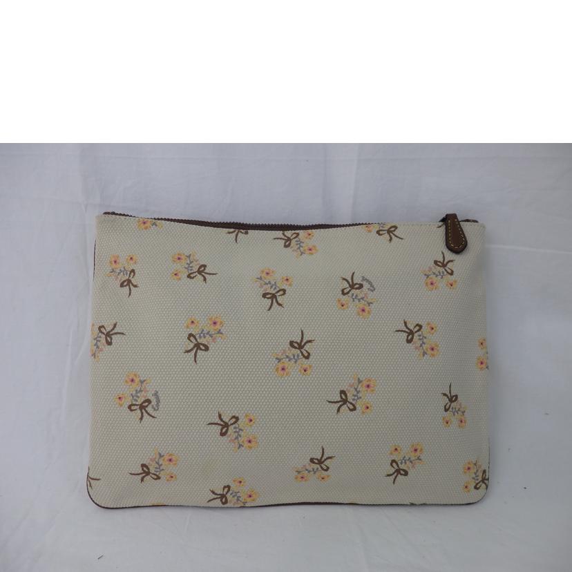 COACH コーチ/ガミー/ベアプリント/セカンドバッグ/F76933//E19**/Aランク/84