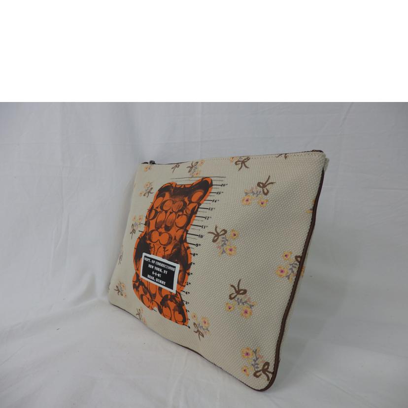 COACH コーチ/ガミー/ベアプリント/セカンドバッグ/F76933//E19**/Aランク/84