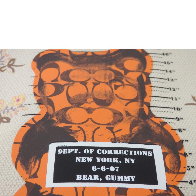 COACH コーチ/ガミー/ベアプリント/セカンドバッグ/F76933//E19**/Aランク/84