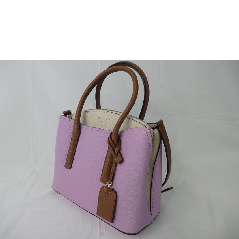 Kate spade ケイトスペード/マルゴー/ミディアム2wayハンドバッグ/ピンク×ブラウン/PXRUA161//SAランク/84