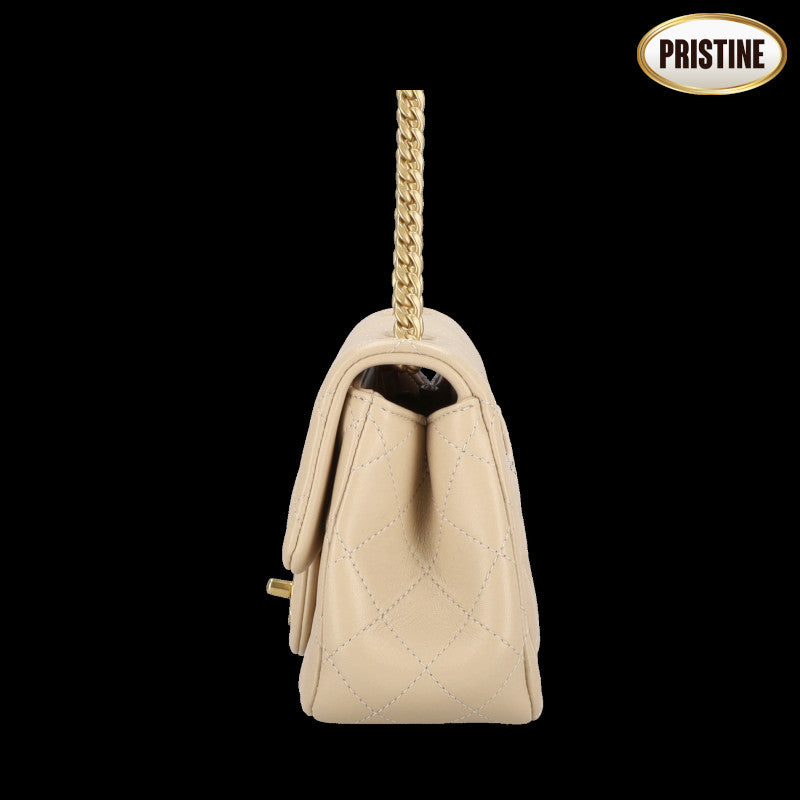 CHANEL シャネル/ラムスキン/ミニマトラッセ18チェ-ンショルダ-バッグ//ULH******/Sランク/93