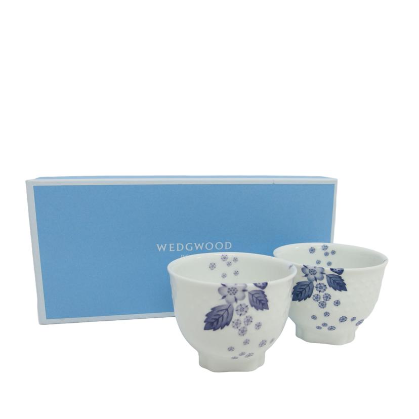 WEDGWOOD ウェッジウッド/ストロベリーブルームインディゴ/ジャパニーズティーカップ//Aランク/04