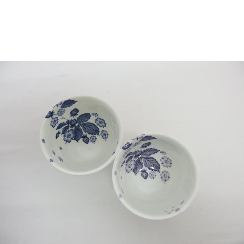 WEDGWOOD ウェッジウッド/ストロベリーブルームインディゴ/ジャパニーズティーカップ//Aランク/04