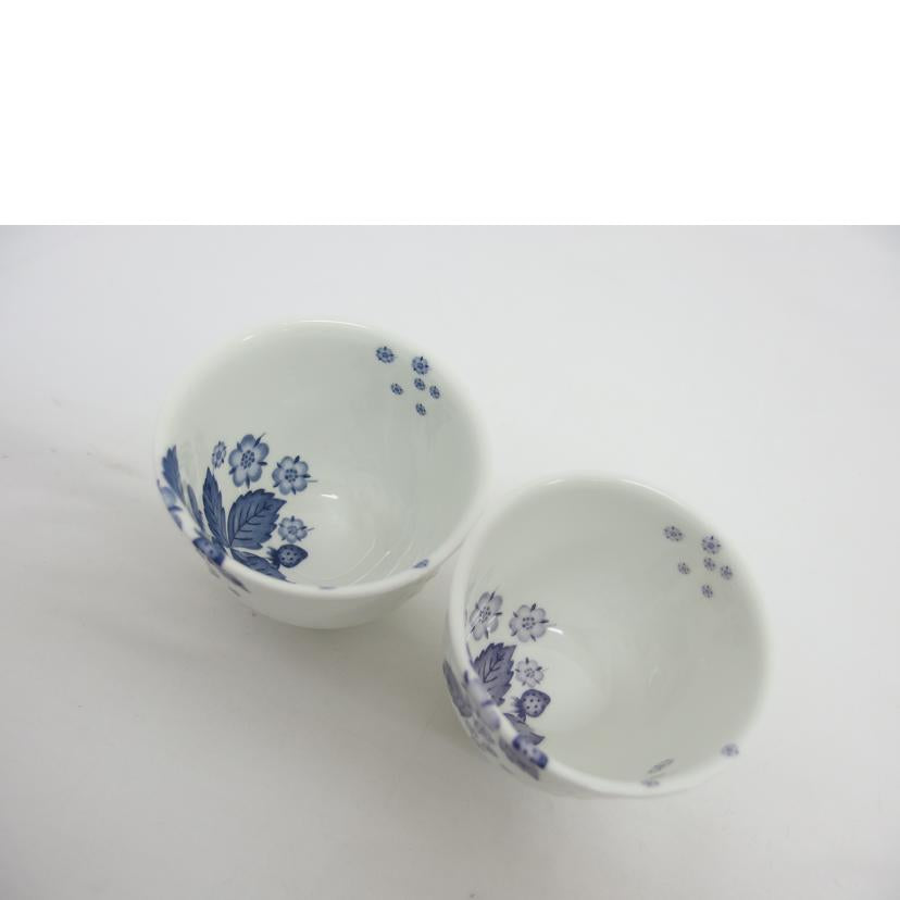WEDGWOOD ウェッジウッド/ストロベリーブルームインディゴ/ジャパニーズティーカップ//Aランク/04