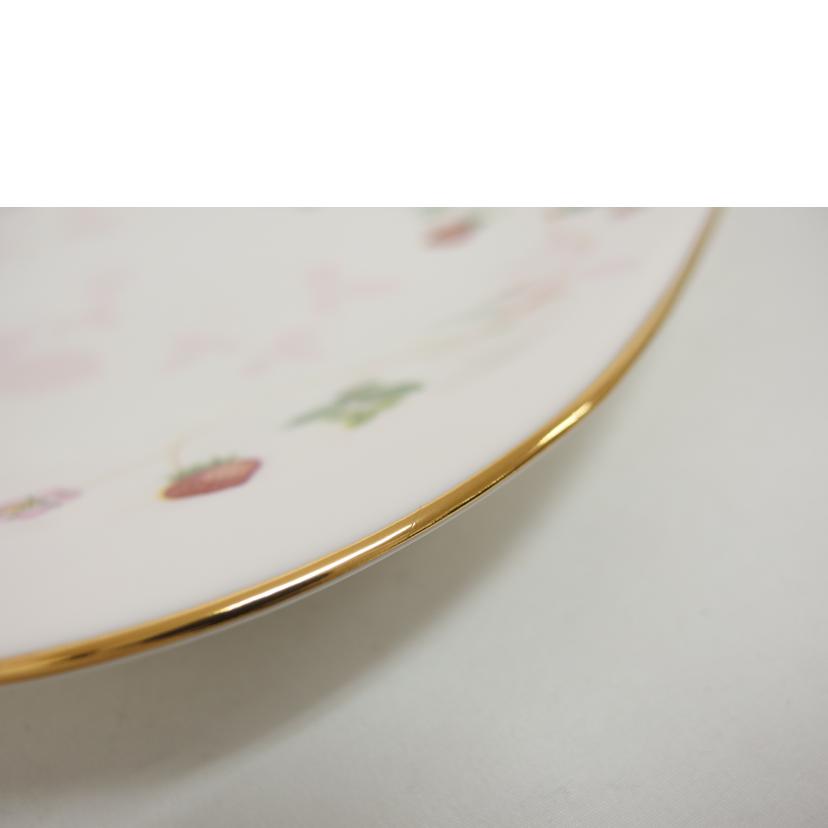 WEDGWOOD ウェッジウッド/ワイルドストロベリー/パステルピンクB&Bプレート//SAランク/04