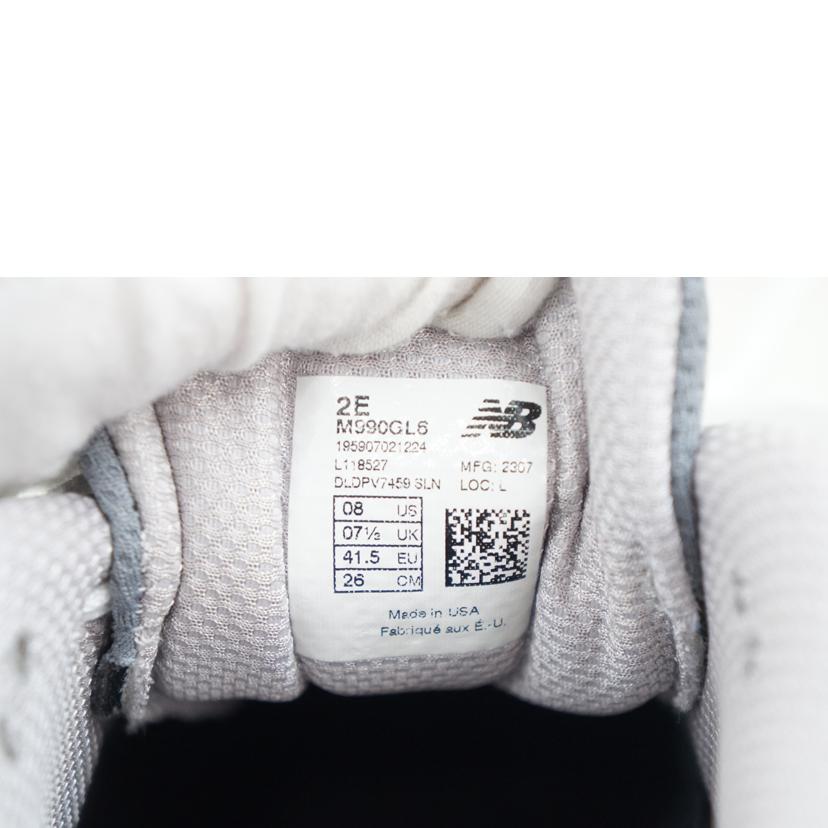 NB ニューバランス/NB スニーカー990 USA/グレー 26.0/M990GL6//Aランク/67