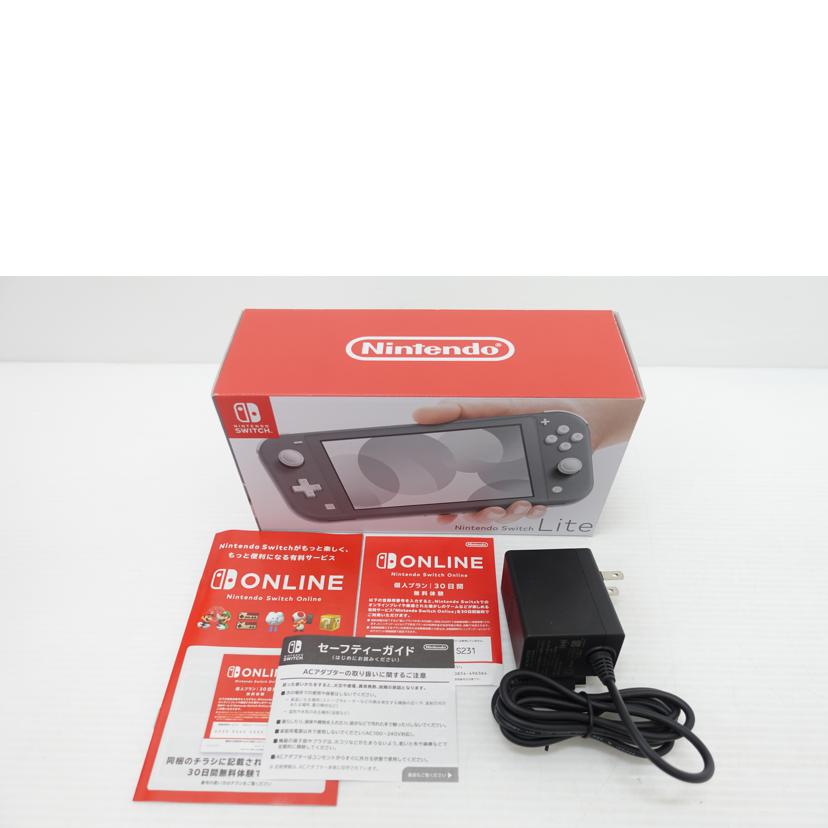 nintendo 任天堂/ニンテンドースイッチLite本体グレー/HDH-S-GAZAA//XJJ40009066775/ABランク/88