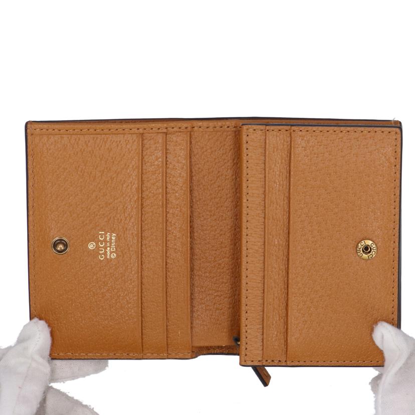 GUCCI グッチ/ミッキ-マウスGGスプリーム コンパクトウォレット/602534//S85**/Aランク/70