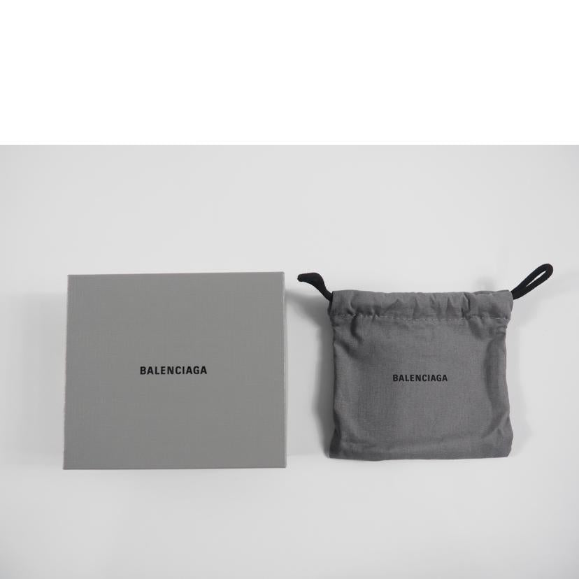BALENCIAGA/三つ折り財布/593813 1WVG3 1097//000*/Aランク/79