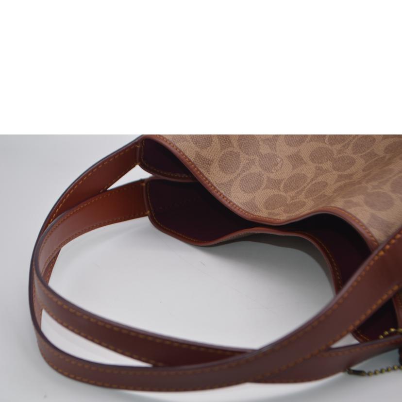 COACH コーチ/ヘリテージシグネチャーハドリーレザーホーボー/79250//H19**/Aランク/89