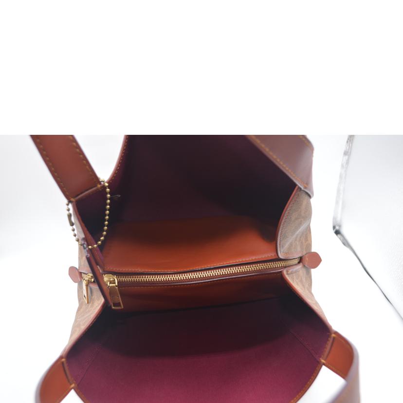 COACH コーチ/ヘリテージシグネチャーハドリーレザーホーボー/79250//H19**/Aランク/89