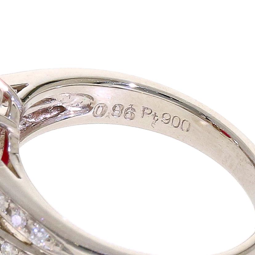 Pt900ルビーダイヤリング0.96/D0.93ct//Bランク/06