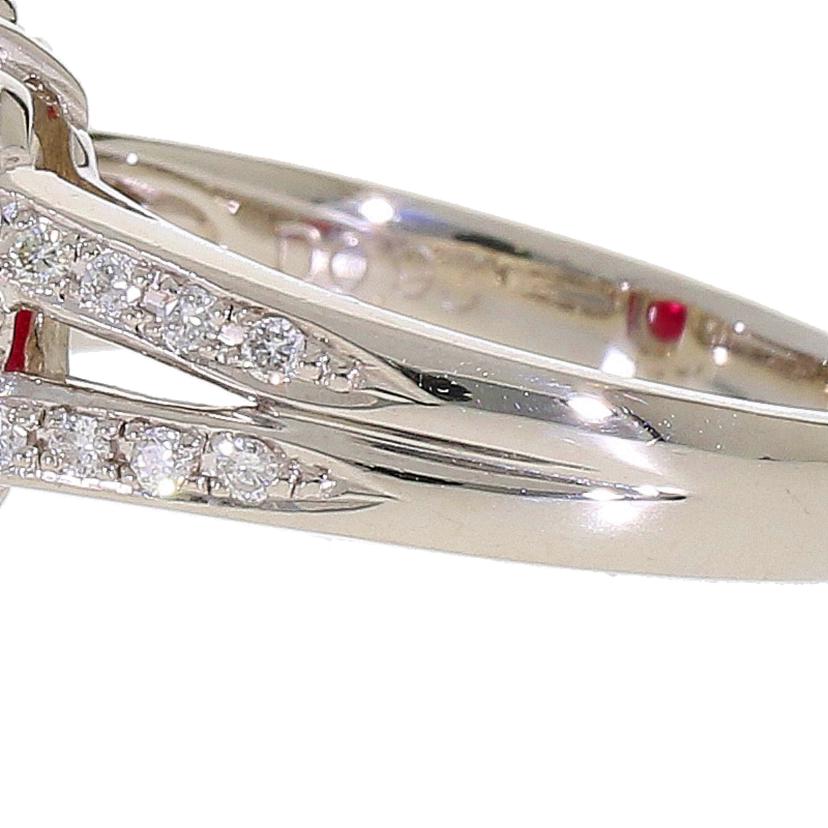 Pt900ルビーダイヤリング0.96/D0.93ct//Bランク/06
