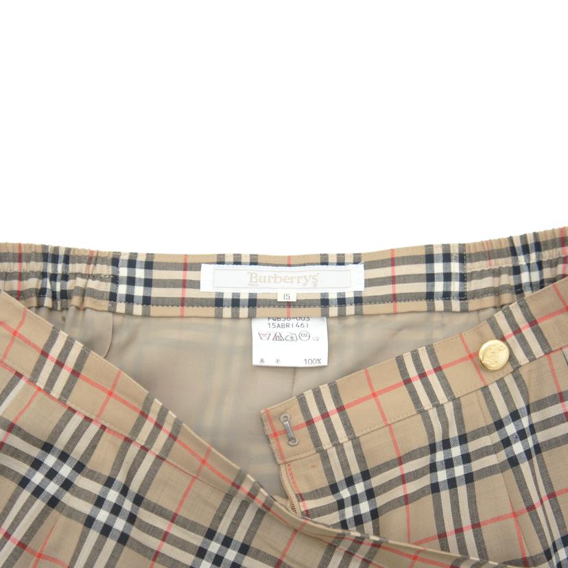 Burberry`s バーバリーズ/Burberry`s チェック柄巻きスカート風パンツ//Bランク/78