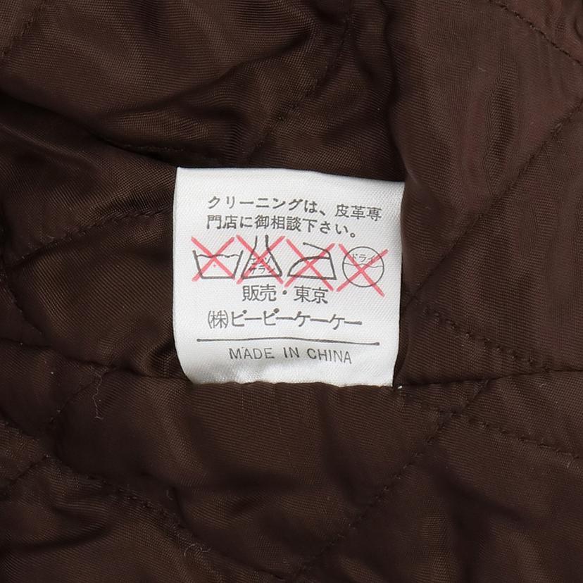 Papas パパス/ヴィンテージ/レザー切替スタジャン/ブラウン//ABランク/18