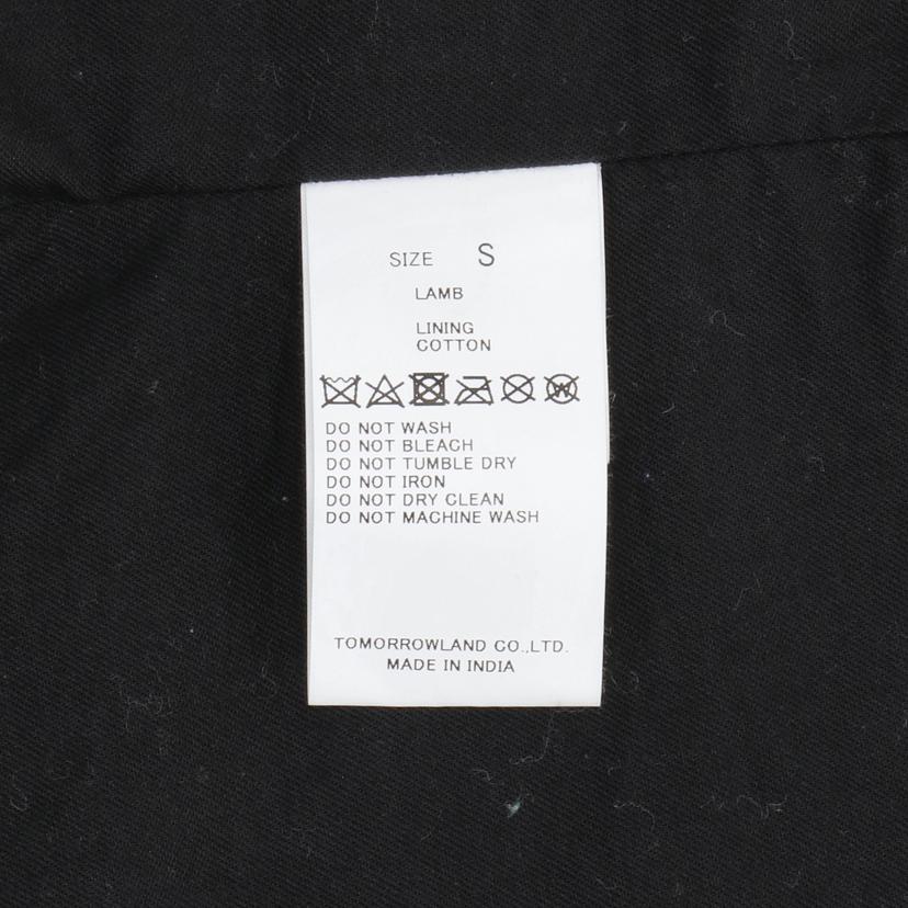 TOMORROWLAND トゥモローランド/ラムレザーシャツ/ジャケット/ブラック//ABランク/18