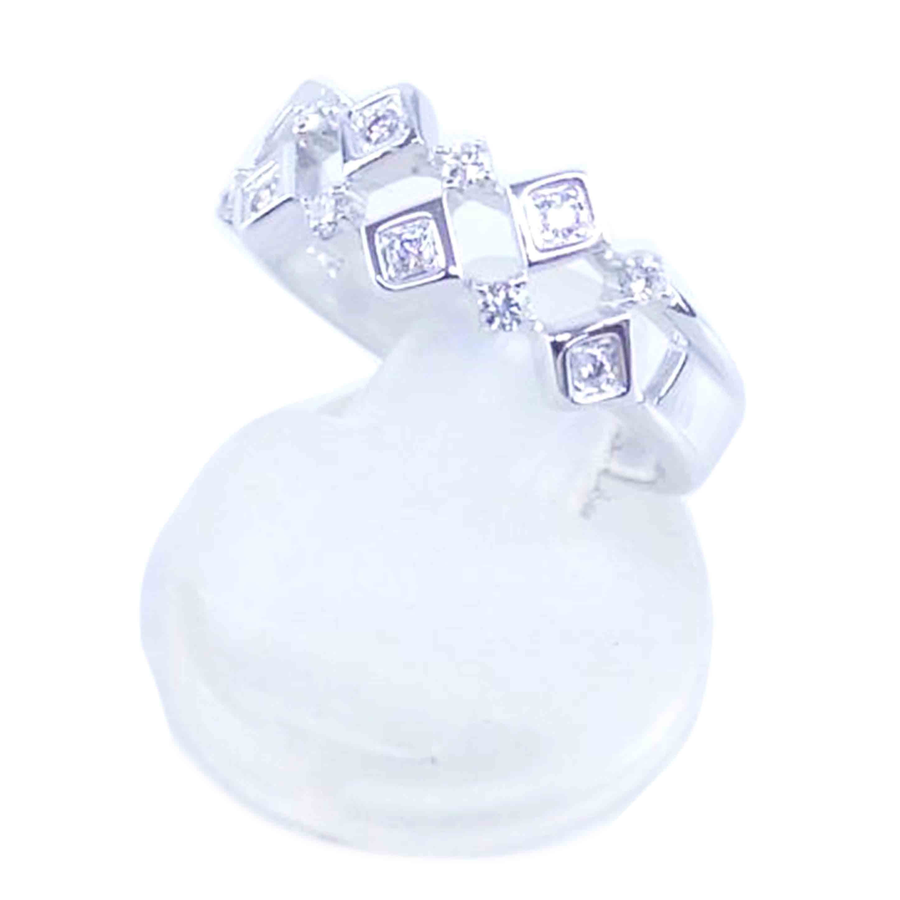 TASAKI タサキ/K18WGダイヤリング0.16ct//ABランク/64