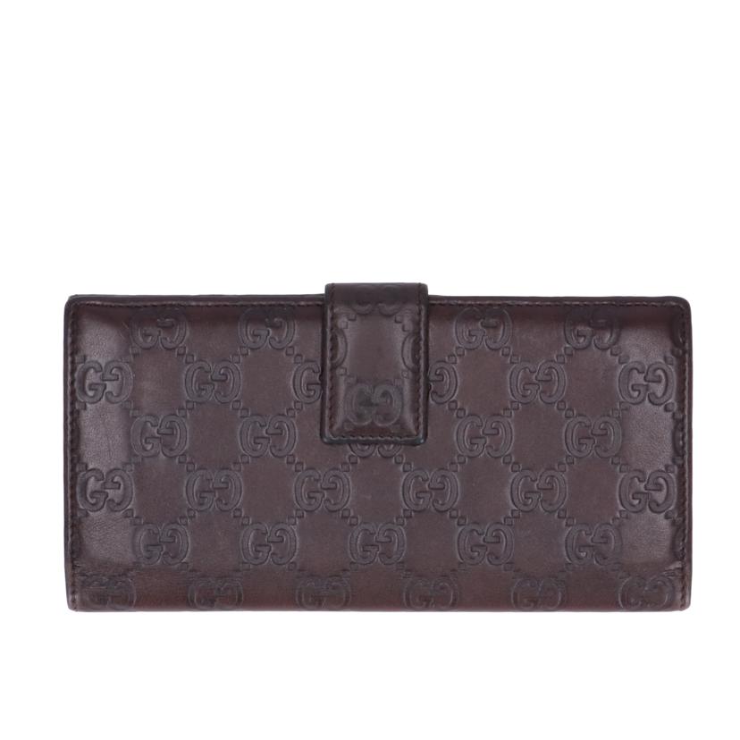 GUCCI グッチ/グッチシマ 二つ折長財布/112715//288*/Bランク/70
